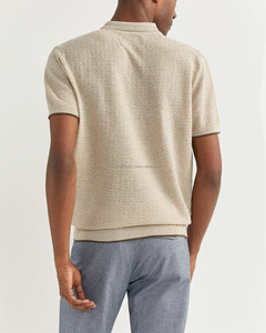 Jersey de Punto 100% Algodón Único para Camiseta, Diseño de Color Personalizado, Corte Regular, Manga Corta, Talla Grande, Transpirable para Hombre - Product Image 3