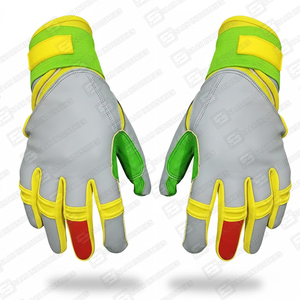 Nuevo diseño de alta calidad y colores Los mejores guantes de entrenamiento de softbol Guantes de cuero de bateo en tallas para adultos y jóvenes - Product Image 2