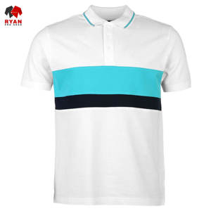 Chemises polo personnalisées anti-rides à impression numérique pour hommes avec logo personnalisé, manches courtes et poche - Product Image 2