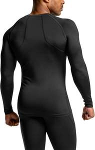 Haut de compression à manches longues pour homme, motif camouflage, protection UV, coupe ajustée, idéal pour l'entraînement, le yoga, la natation, le surf et les activités sportives - Product Image 4