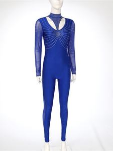 Combinaison une pièce de danse et de gymnastique pour femmes adultes, en Spandex, pour le patinage artistique et la danse - Product Image 5