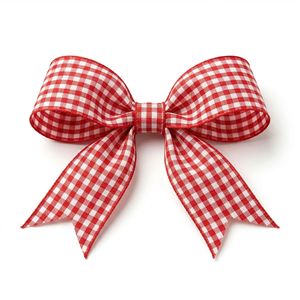 Cinta Decorativa a Cuadros Roja y Blanca de 25 mm de Neelkamal Industries para Uso en Embalaje y Prendas de Vestir - Product Image 3