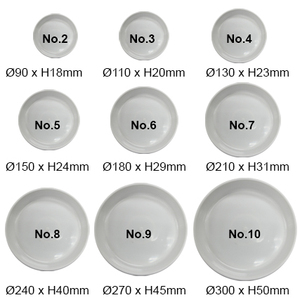 Soucoupes légères en plastique PP pour pots de fleurs, plusieurs tailles disponibles, base de pot pour accessoires de jardinage, pépinière, intérieur et extérieur - Product Image 2