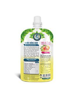 เครื่องดื่มโสมแดงขายดี 150 มล. น้ำผลไม้และผัก รสพีช - Product Image 3