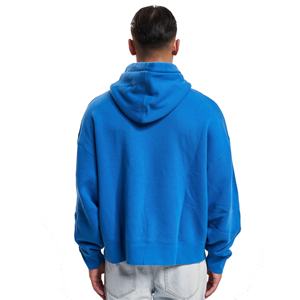 Sweat à capuche en chenille à épaules tombantes pour hommes Sweat à capuche personnalisé de haute qualité en coton mélangé Pull à capuche pour homme - Product Image 4