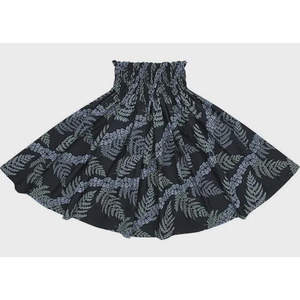 Falda Polinesiana con Cintura Fruncida, Vestido Étnico con Bordado Floral, Transpirable, Ligero, 100% Algodón, Atuendo Casual para Vacaciones - Product Image 4