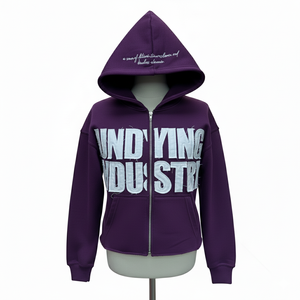 เสื้อฮู้ดดี้ปักลายหรูหราสำหรับผู้ชาย ผ้าคอตตอนเทอร์รี่เนื้อนุ่ม ลายเรียบง่าย สำหรับสวมใส่ลำลอง สตรีทแวร์ หรือใส่ในชีวิตประจำวัน มีหลายสี - Product Image 1