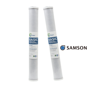 Filtre à eau de remplacement standard de 20 pouces, cartouche à bloc de carbone haute capacité, lot économique - Product Image 1