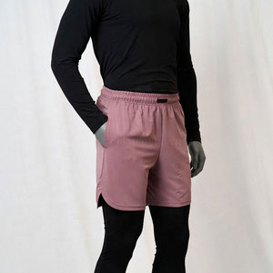 New Arrival Premium <b>Long</b> Length <b>Men</b> Awrah <b>Shorts</b> With Adjustable Drawstring Waist Side Pockets For Daily Wear - Product Image 1