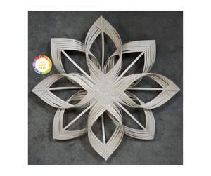 Copo de nieve de bambú hecho a mano 100%/copo de nieve de bambú colorido Natural exportado de Vietnam, decoración navideña de alta calidad 2025 - Product Image 3