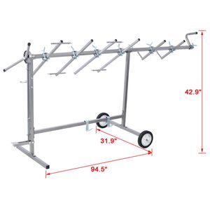 Supporto Girevole a 360 Gradi per Verniciatura Auto con Pannello e Gancio per Cofano, Strumento per Riparazione Auto - Product Image 4