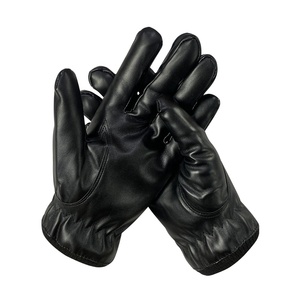 Gants d'hiver en cuir pour vélo, longueur poignet, doublure thermique en microfibre, style sportif et décontracté pour le cyclisme, les voyages, les activités de plein air et l'usage quotidien - Product Image 4