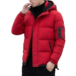 Custom Mens Reversible Puffer Jacket Winter Warm Padded <b>Coat</b> Fashion Streetwear Outerwear OEM Wholesale Factory - Product Image 5