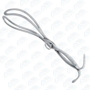Forceps Obstétricaux Wrigley Instruments Chirurgicaux Instruments Médicaux Tissus Gynécologiques Dans les Procédures Médicales Premium - Product Image 4