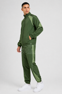 Custom <b>Men's</b> Windbreaker Tracksuit Set Hooded <b>Jacket</b> Trousers Lightweight Waterproof Breathable Polyester/Nylon Training - Product Image 3