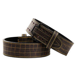 เข็มขัดยกน้ำหนักหนังแท้ปรับระดับได้สำหรับฟิตเนสและเพาะกาย เข็มขัดยกน้ำหนักหนังแท้แบบสั่งทำพิเศษสำหรับออกกำลังกาย - Product Image 6