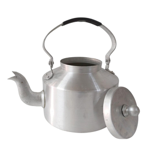 Tetera de Aluminio Vintage, Tetera de Metal para Agua con Tapa, Clásica para el Hogar, Cocina, Restaurante, Cafetería, Camping, Preparación de Café y Té - Product Image 4