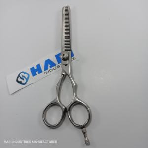 Tijeras de Adelgazamiento de Acero Inoxidable de 6.5 Pulgadas con Diseño Arcoíris para Corte de Cabello, Directamente del Fabricante, para Uso en Salones de Belleza - Product Image 6