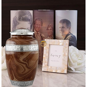 Handmade Wooden Keepsake Urn for Ashes Storage Premium Wooden Funeral Urn with Engraving Option - Product Image 5