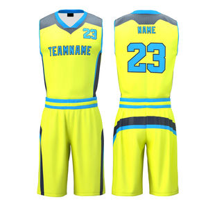 Uniforme de Baloncesto de Verano de Secado Rápido, Transpirable y Antibacterial, Estampado por Sublimación, Tallas Grandes, con Logotipo Bordado Personalizado - Product Image 1
