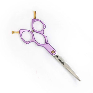 Pet Hair Cutting Shears with Ergonomic Handle Blunt Safety Tips Curved Blade for <b>Dogs</b> 6-Inch Purple Curve <b>Dog</b> Grooming <b>Scissors</b> - Product Image 4