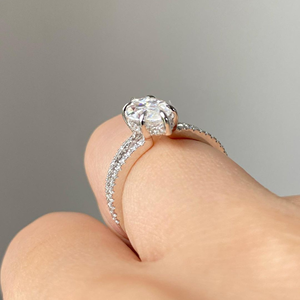 Women's Marquise <b>Diamond</b> Engagement <b>Ring</b> Prong Setting 1.75 Carat Lab-Grown Wedding 14k Eternity Vermeil Party Anniversary Gift - Product Image 2
