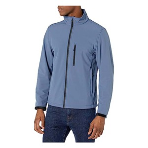 Veste Softshell imperméable et coupe-vent pour homme, vêtement décontracté pour l'extérieur, vente en gros - Product Image 2