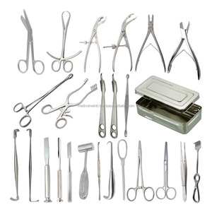 Juego de Instrumentos Quirúrgicos Ortopédicos de 25 Piezas, Reutilizables y Autoclavables, Herramientas de Cirugía Ósea de Acero Inoxidable, Fabricante de Instrumentos - Product Image 1