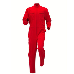Combinaison de sécurité ignifuge pour hommes |   Uniforme de travail à manches longues orange |   Polyester et coton personnalisables - Product Image 4