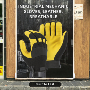 Guantes Mecánicos Industriales de Protección para Manos, Textura Acrílica Granulada, Antiestáticos, Antivibración, 6 mil de Grosor, Transpirables, de Spandex - Product Image 6