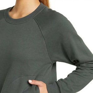 Sudadera para mujer de tela suave de lana, manga larga, cómoda para el día a día, diseño elegante y en oferta online. - Product Image 3