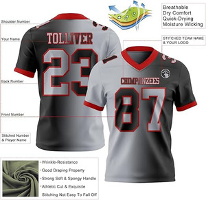 Maillot de football personnalisé par sublimation – Personnalisation couleur intégrale – Maillot de sport léger et performant - Product Image 2