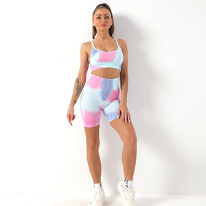 Shorts de sport et yoga taille haute pour femme, design personnalisé 2026, respirants, motif écossais, compression OEM, polyester/nylon - Product Image 4