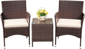 Elegant Wood and Wicker Furniture Set Modern Hotel Style for Living Room Patio Comfort Use - Product Image 6