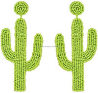 Boucles d'oreilles artisanales perlées en forme de fleur, brodées multicolores, pendantes, style bohème, western, Fiesta, bijoux pour femmes et filles, personnalisables