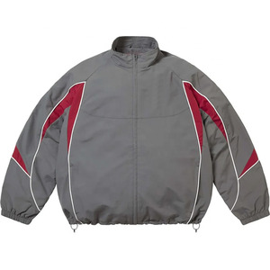 Chaqueta Deportiva Vintage Personalizada para Hombre, Estilo Oversize con Paneles en Contraste y Ribete, Cortavientos - Product Image 1