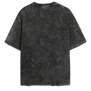 T-shirt à manches courtes pour homme, taille plus, imprimé crâne gothique, col rond, jersey de coton respirant, écologique, streetwear décontracté, noir - Product Image 4