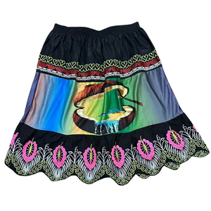 Jupe plissée pour femme, nouvelle mode respirante, best-seller, nouveau design, coupe ajustée courte, broderie décorative. - Product Image 2