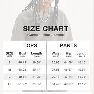 Women’s Vintage Washed Cotton Sweatshirt and Jogger Matching Set – <b>Retro</b> Streetwear Lounge <b>Tracksuit</b> - Product Image 5