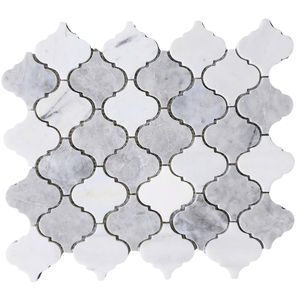 Lantern <b>Mosaic</b> Stone Tile Polished Irregular Shape Modern Bathroom Interior Wall Water Resistant 8mm - Product Image 4
