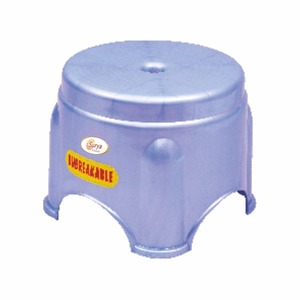 Patla de plástico con base antideslizante y patas resistentes, hecha de plástico duradero e irrompible para exportación. # roundpatla - Product Image 1