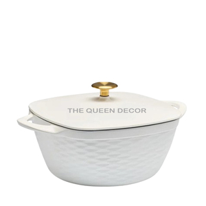 Olla para Servir Comida Caliente Aislada, en Forma Redonda, Decoración de Mesa de Comedor de Restaurante de Lujo, Diseño Árabe - Product Image 3