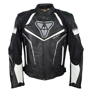 Maxler Blouson de moto en cuir blindé CE pour homme Équipement de motard de course et de tourisme de qualité supérieure avec rembourrage de protection - Product Image 1
