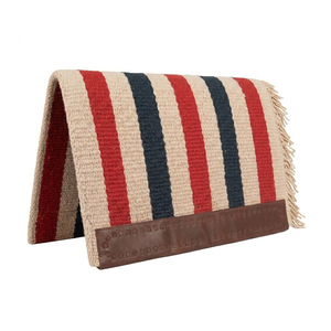 Manta para Silla de Montar 100% Lana de Nueva Zelanda 32X64 con Rayas, Marca Casa Zia Sandwich, para Deportes Ecuestres y Entrenamiento - Product Image 4