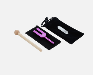 1x ensemble de diapasons violets pour réparation du DNA, guérison, vibration, thérapie sonore, méditation - Product Image 2