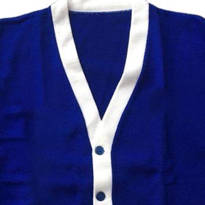 Sorority & Fraternity ZPB Greek Letter Chenille Patch Tackle Twill Acrylic Lightweight Varsity Cardigan Sweater Collegiate Gear - Product Image 2