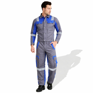 Overol de Trabajo Industrial Wida Sports, Reflectante, Antiestático, Transpirable, de Algodón, Uniforme de Seguridad para la Construcción, Resistente - Product Image 1