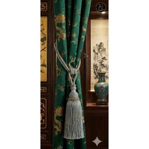 Polyester Curtain Tieback Decorative Rope Holdback for Drapes Elegant Window Curtain <b>Tie</b> <b>Back</b> Modern Home Decor Accessories - Product Image 5