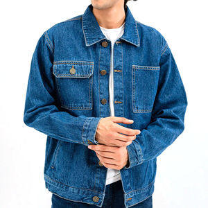 เสื้อเชิ้ตเดนิมถักสำหรับผู้ชาย ปรับแต่งได้ นุ่ม สบาย ระบายอากาศดี ดีไซน์โดดเด่น พร้อมโลโก้ส่วนตัว ราคา - Product Image 1