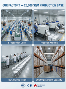 Chaises d'événement empilables en résine robustes, pliables, <span class=keywords><strong>pour</strong></span> location extérieure, événements, banquets commerciaux, salons et villas, vente en gros - Product Image 4